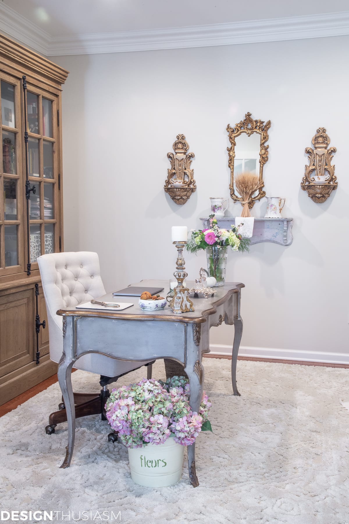 french inspired home office