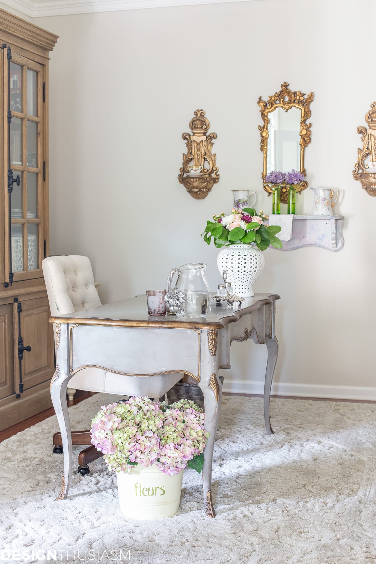 french-inspired home office