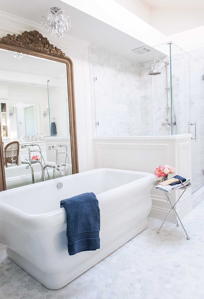 A Dramatic Before & After - My French Bathroom Makeover