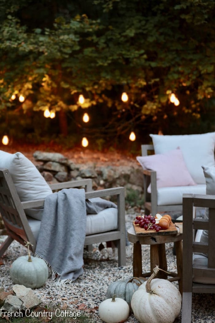 FrenchCountryCottage-autumn fire pit