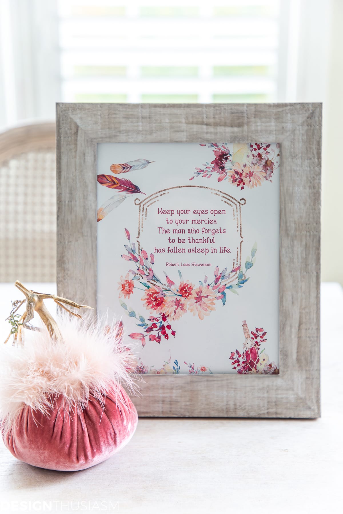 Thanksgiving printables from Designthusiasm