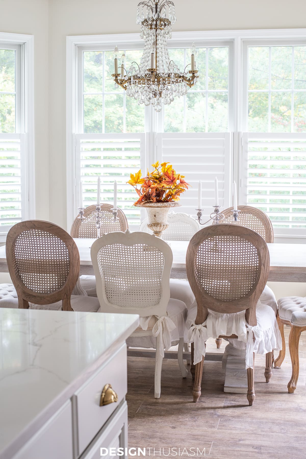fall decorating ideas in the kitcheen