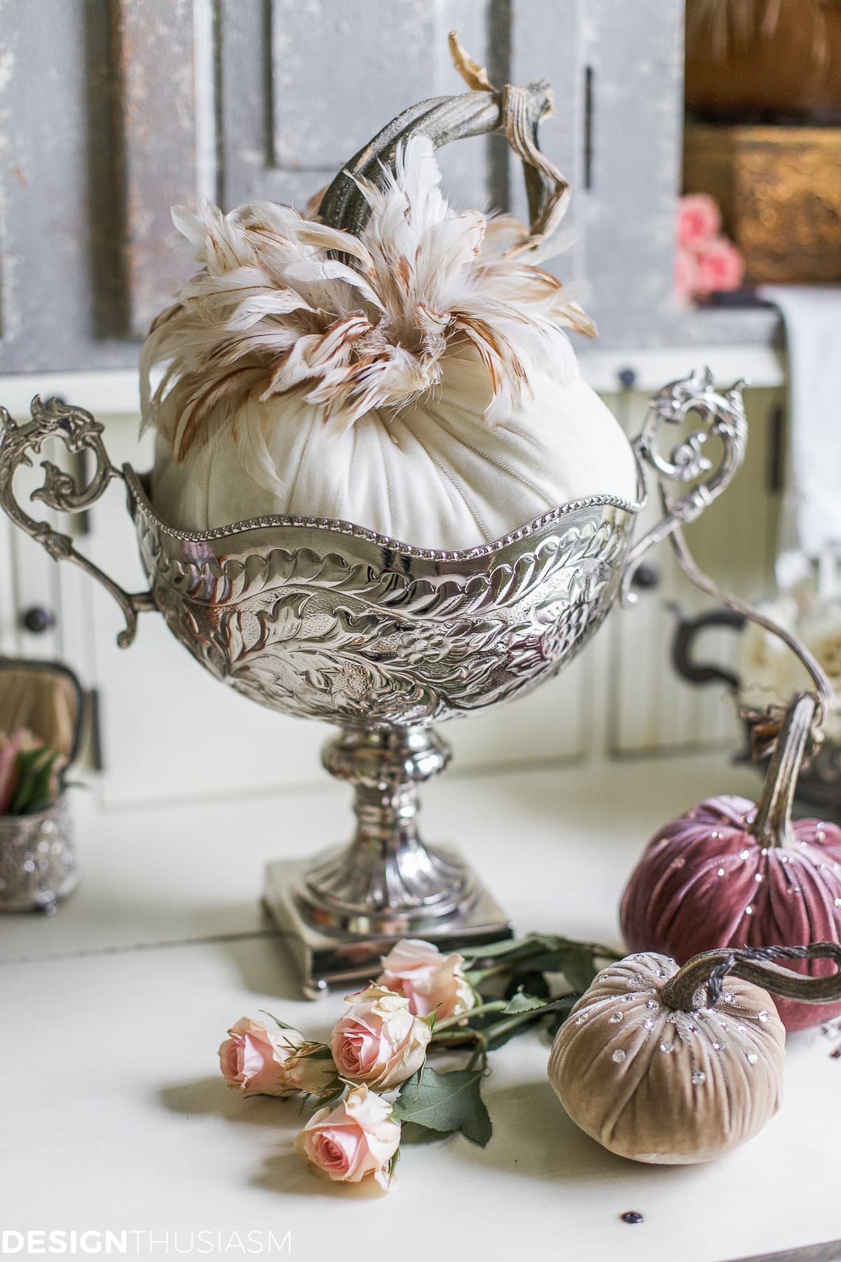 velvet pumpkins