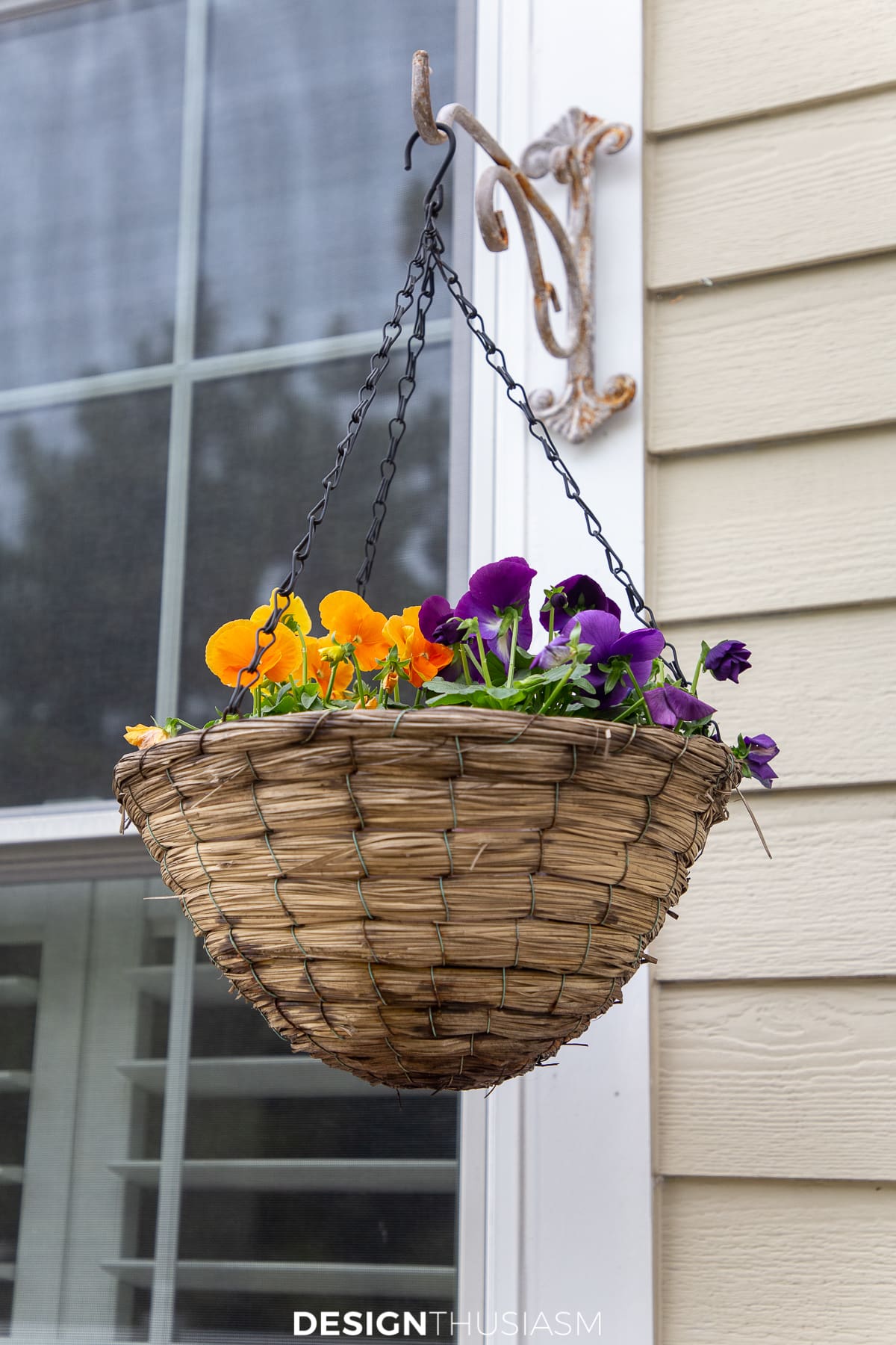 fall hanging basket