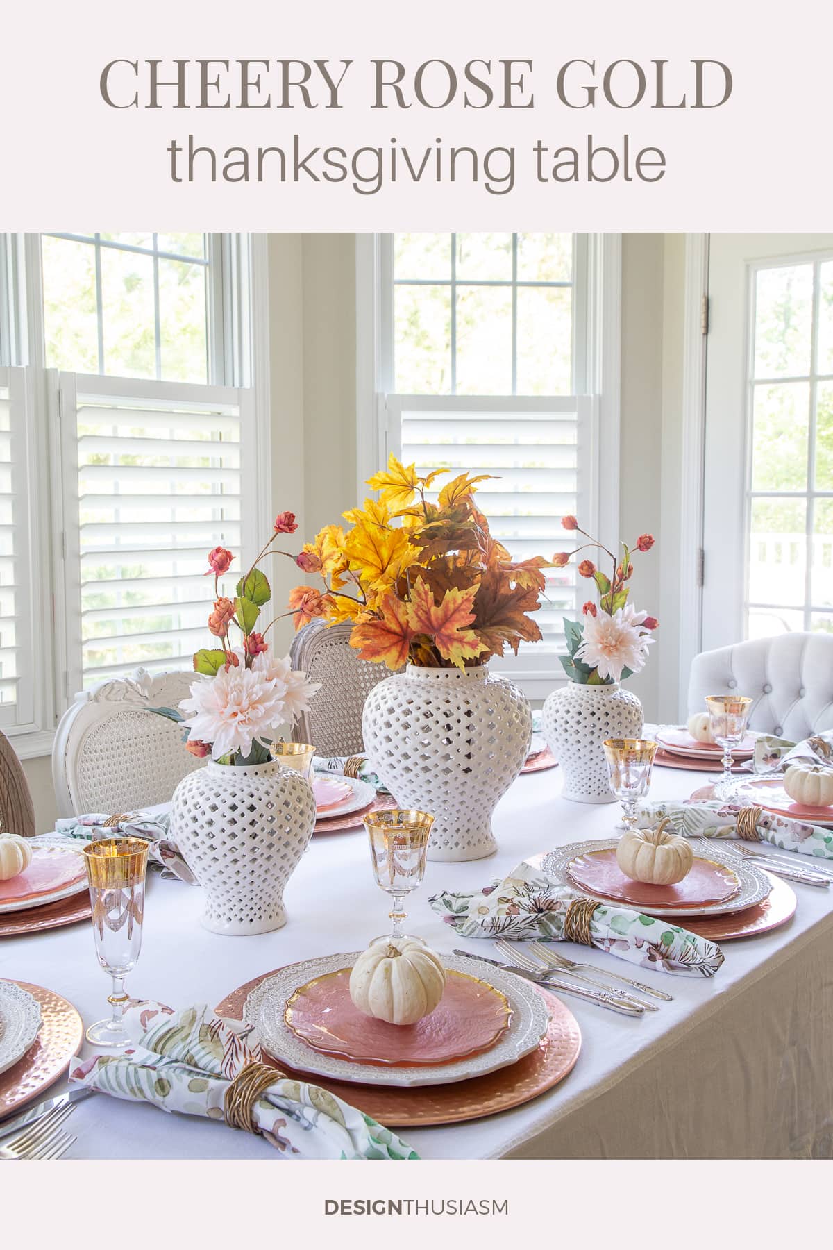 Thanksgiving table decor