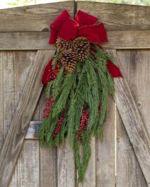 Christmas wreaths and swags