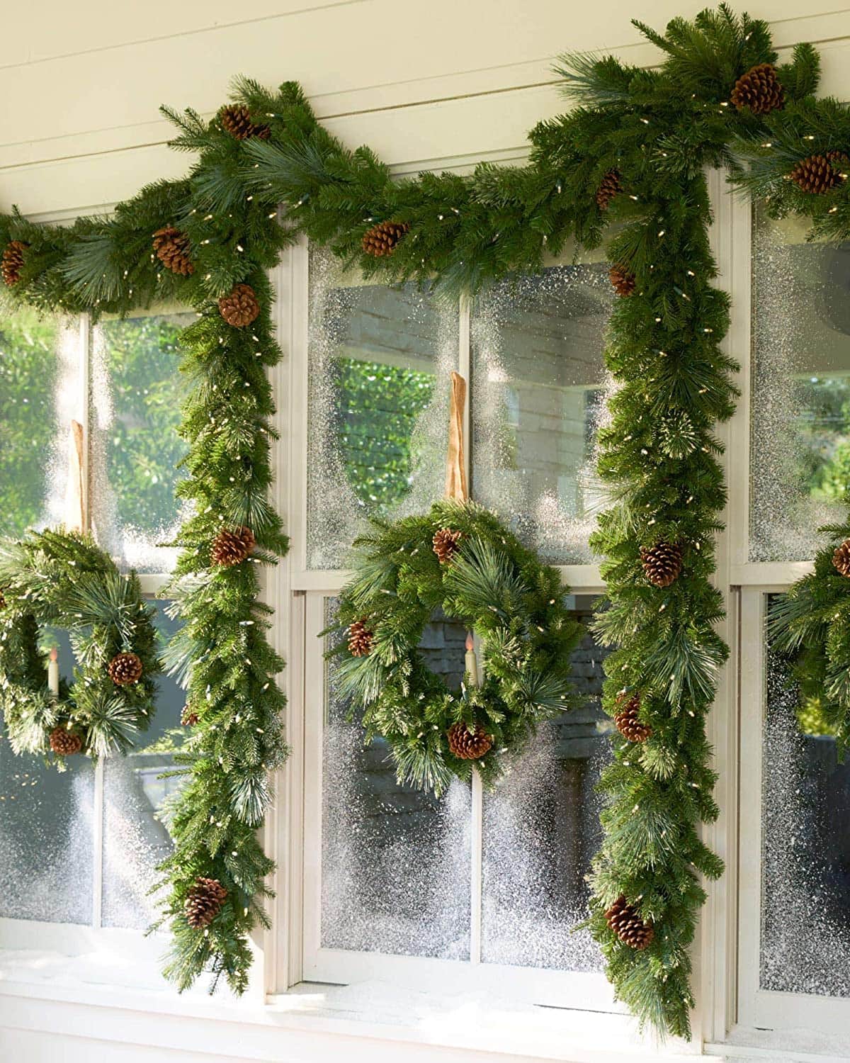 Christmas wreaths and swags