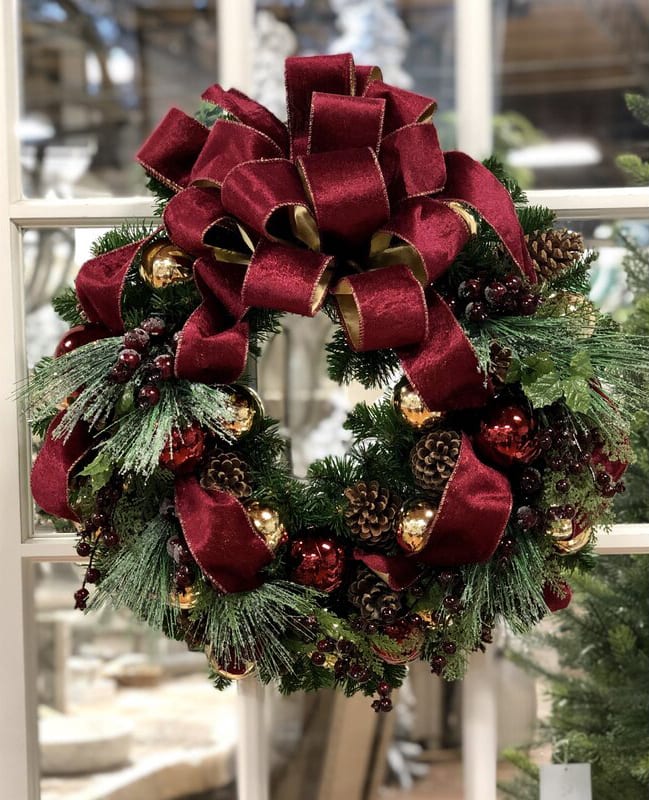 Christmas wreaths and swags
