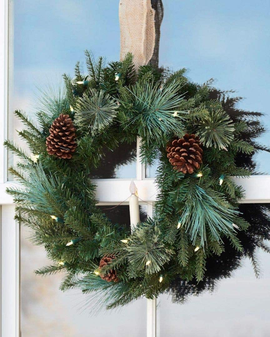 Christmas wreaths and swags