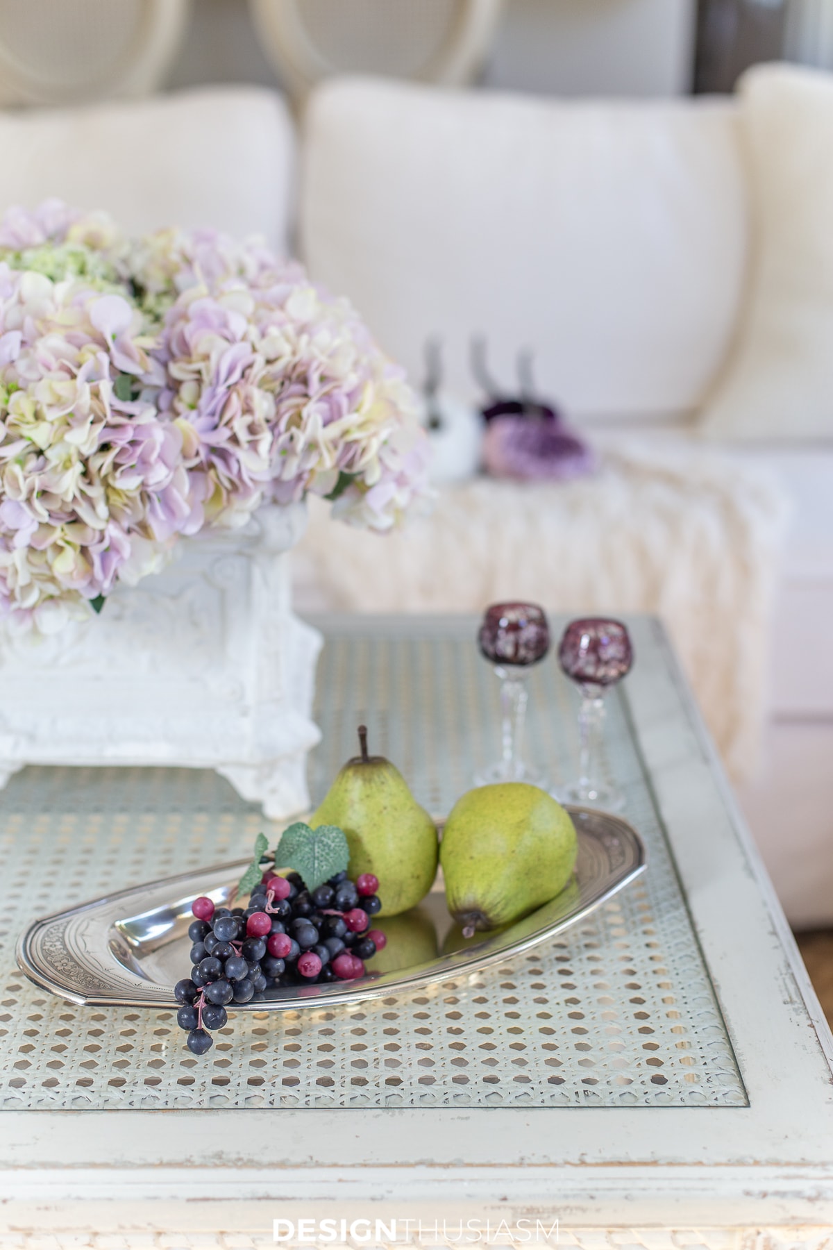 Thanksgiving decor fruit platter