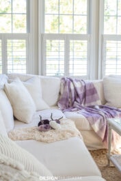 Thanksgiving decor sectional sofa