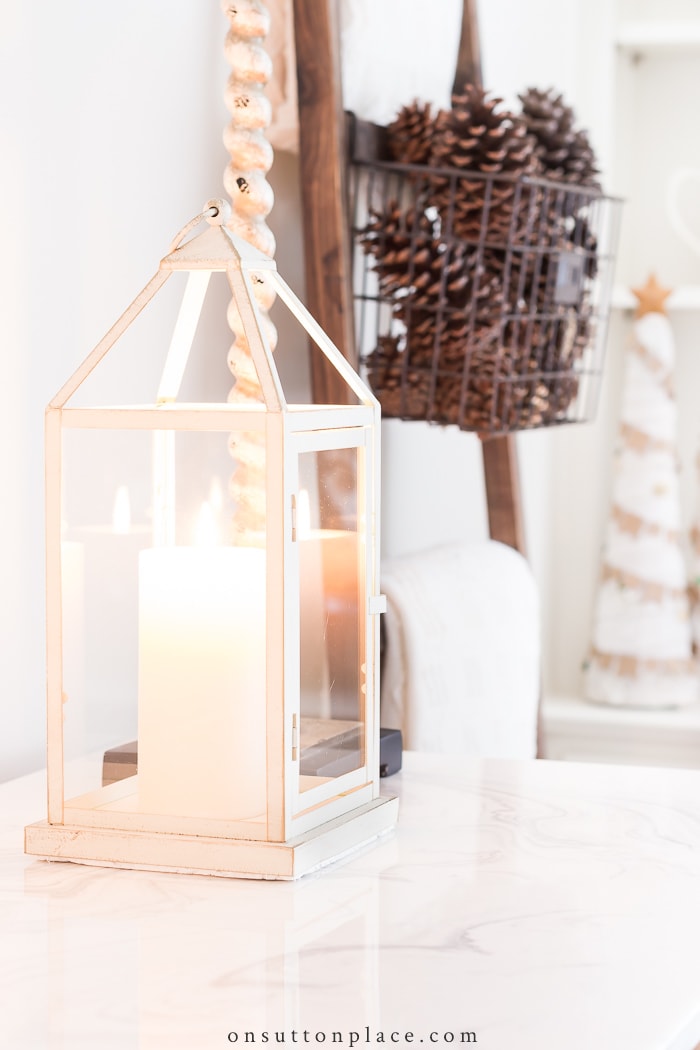 Transitioning from Fall to Christmas Decor from On Sutton Place
