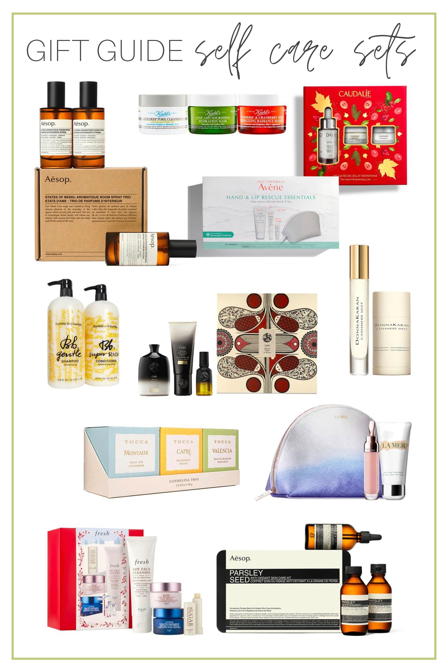 Gift Guide self care sets