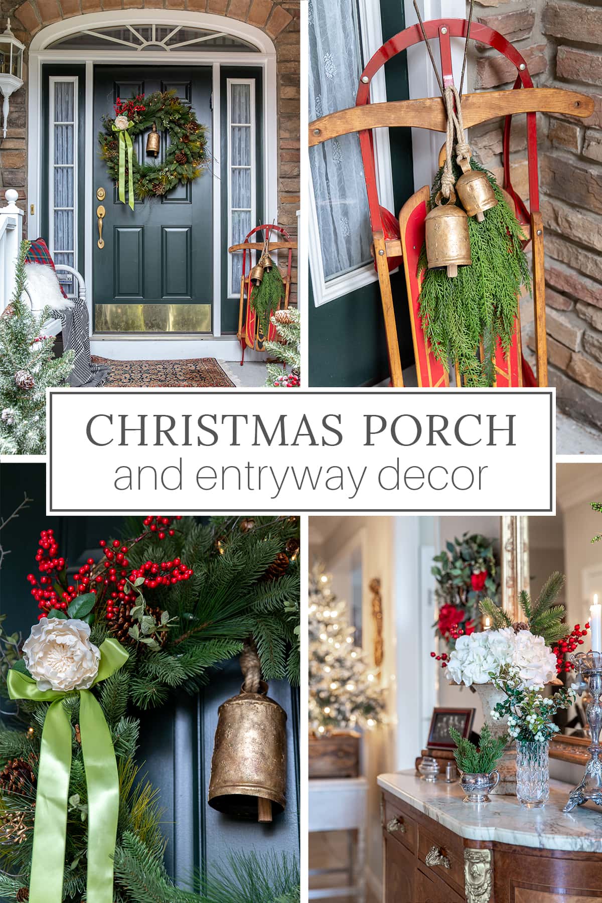Christmas porch decor
