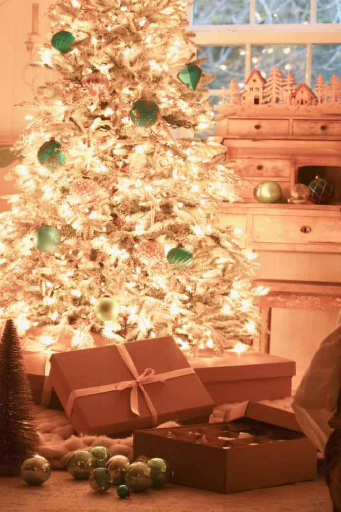 Attic Decorated For Christmas French Country Cottage