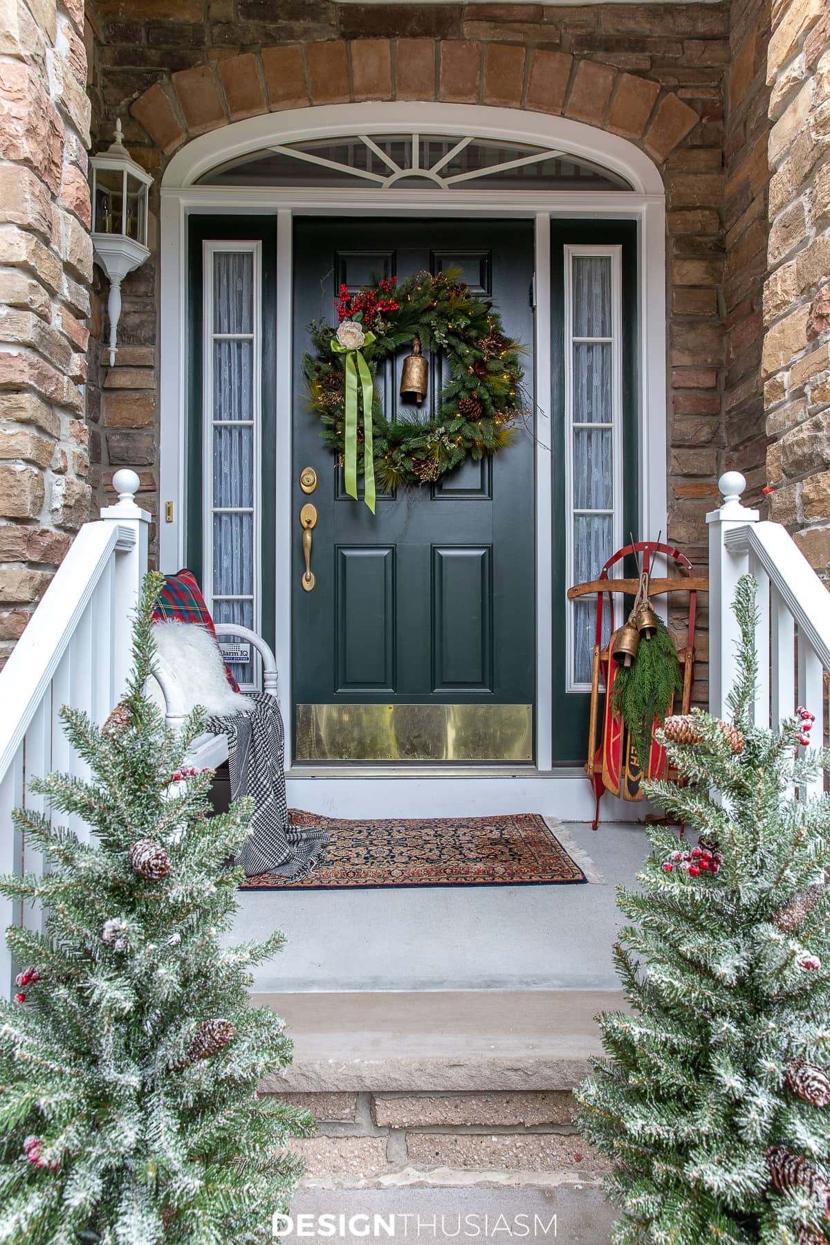 Christmas porch decorations