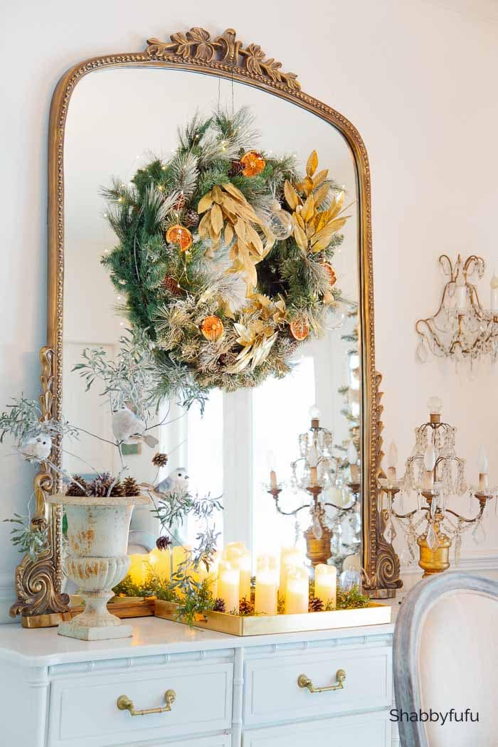 Shabbyfufu | Christmas Dining Room - Gilded Flair