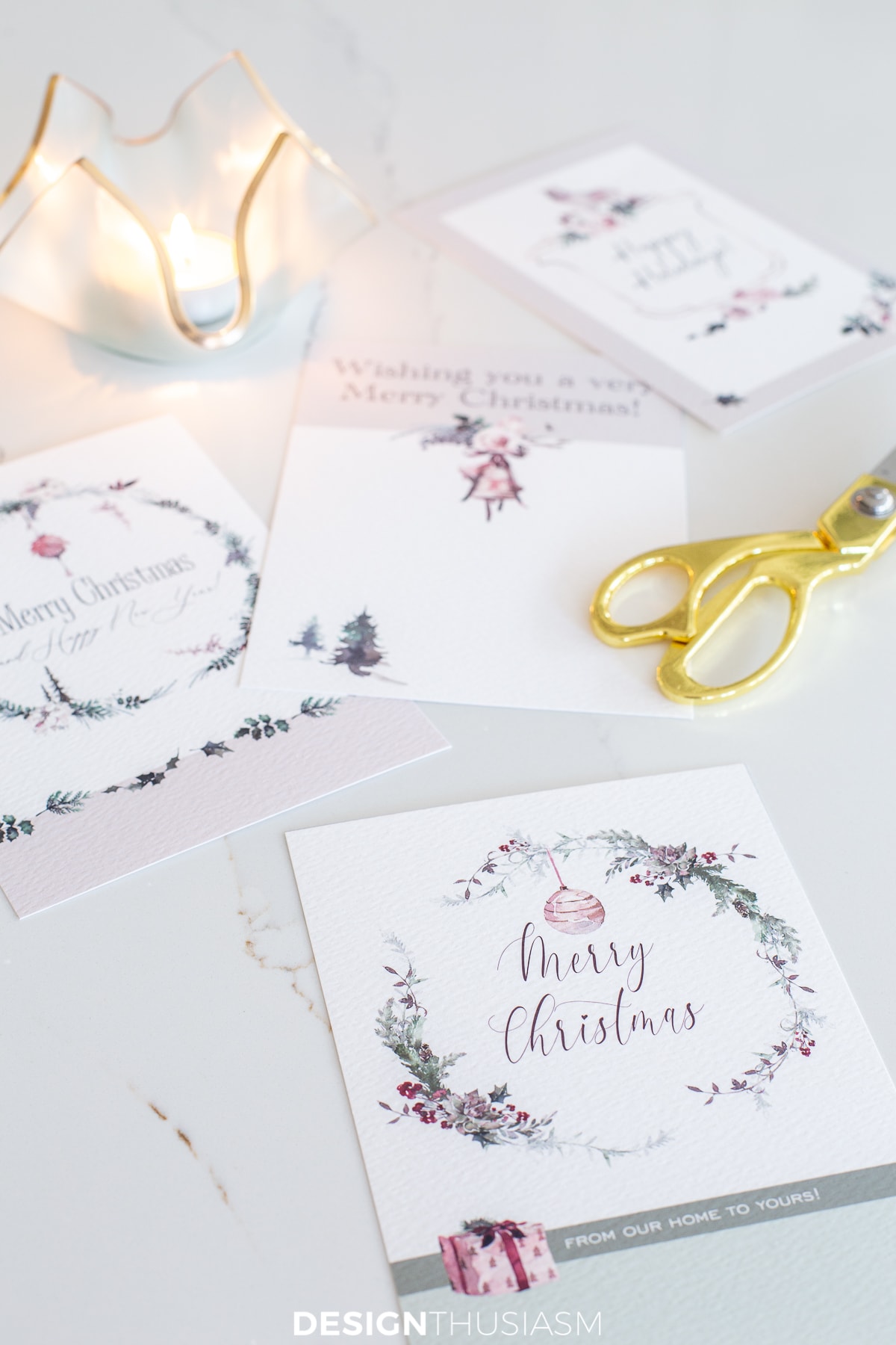 printable Christmas cards cut out