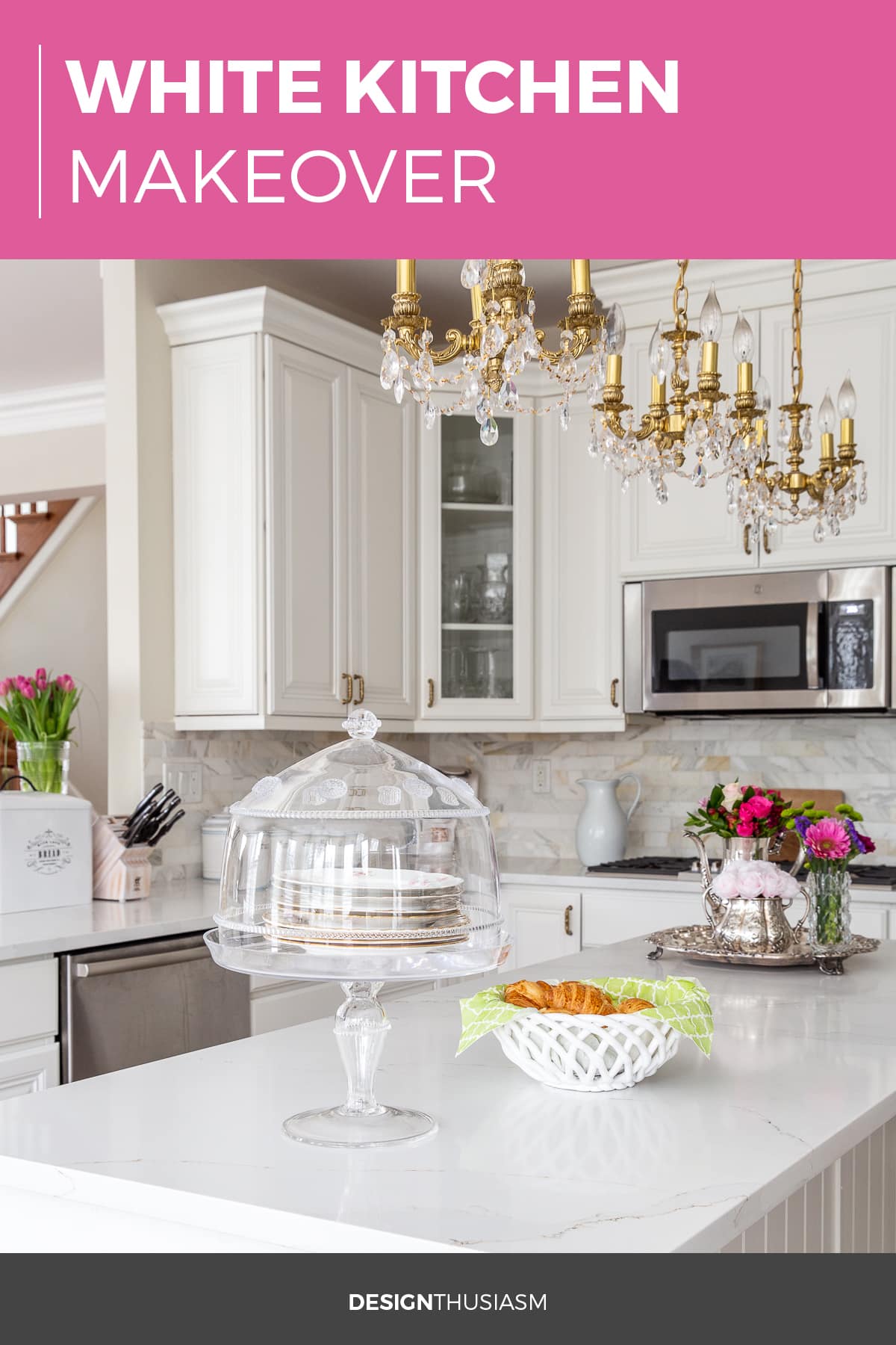 White kitchen remodel