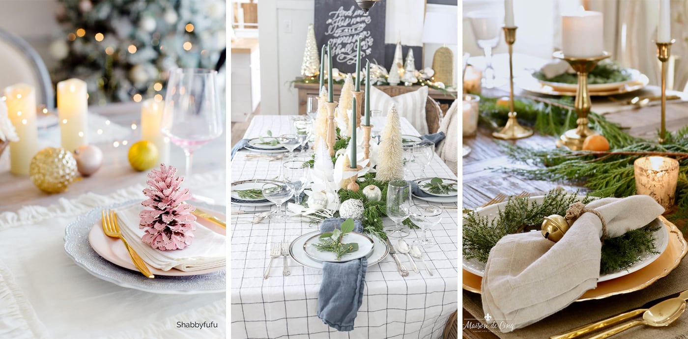 holiday tablescapes