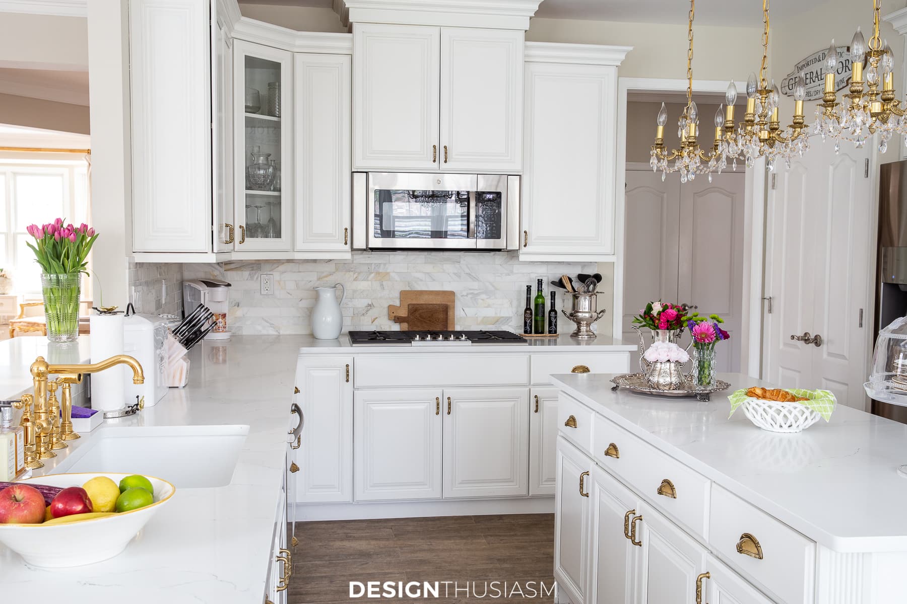 white kitchen remodel