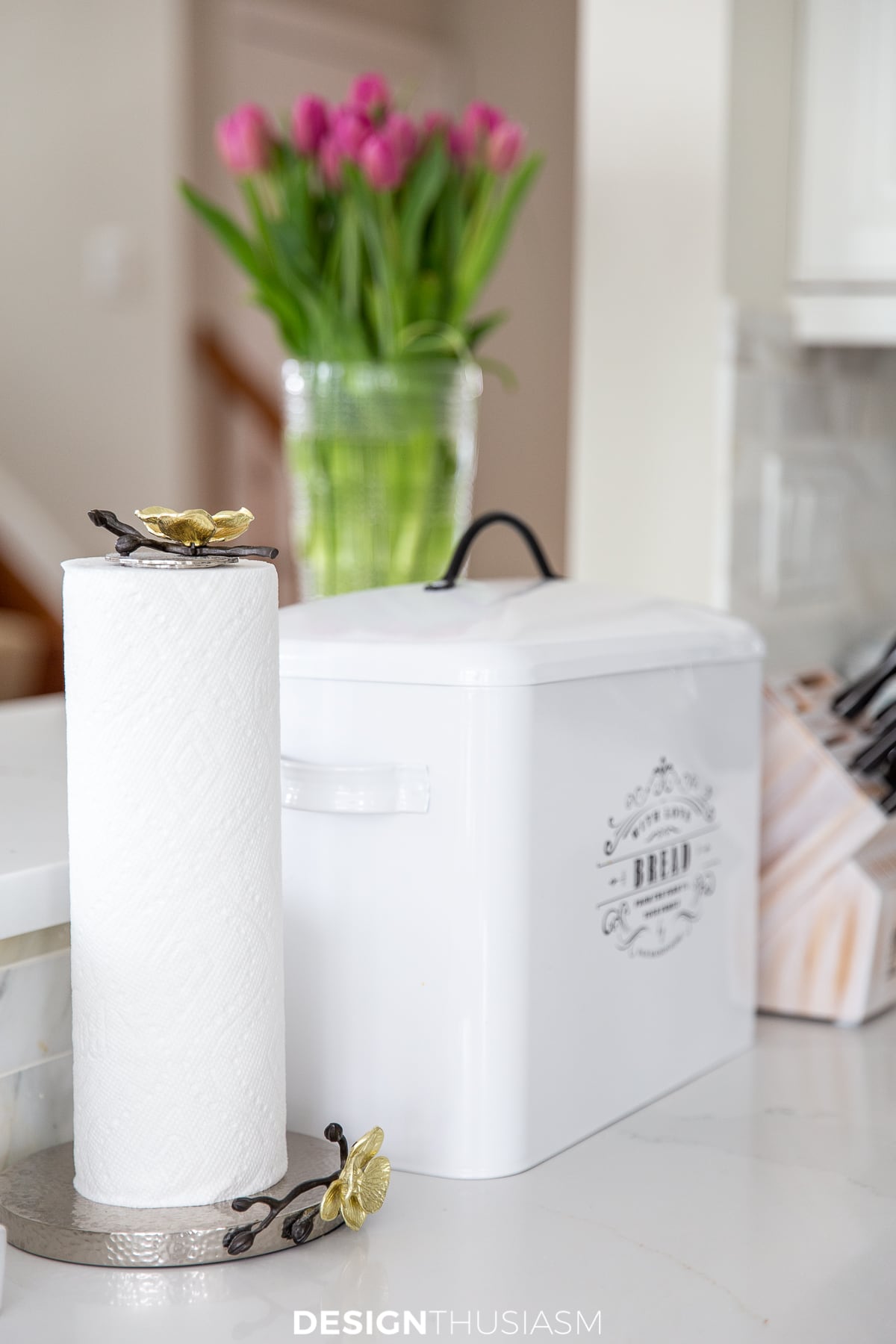 white kitchen breadbox