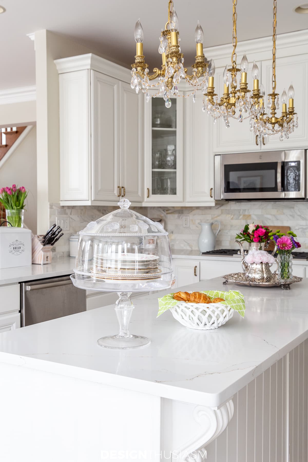 white kitchen remodel