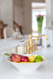 kitchen remodel with white quartz countertops