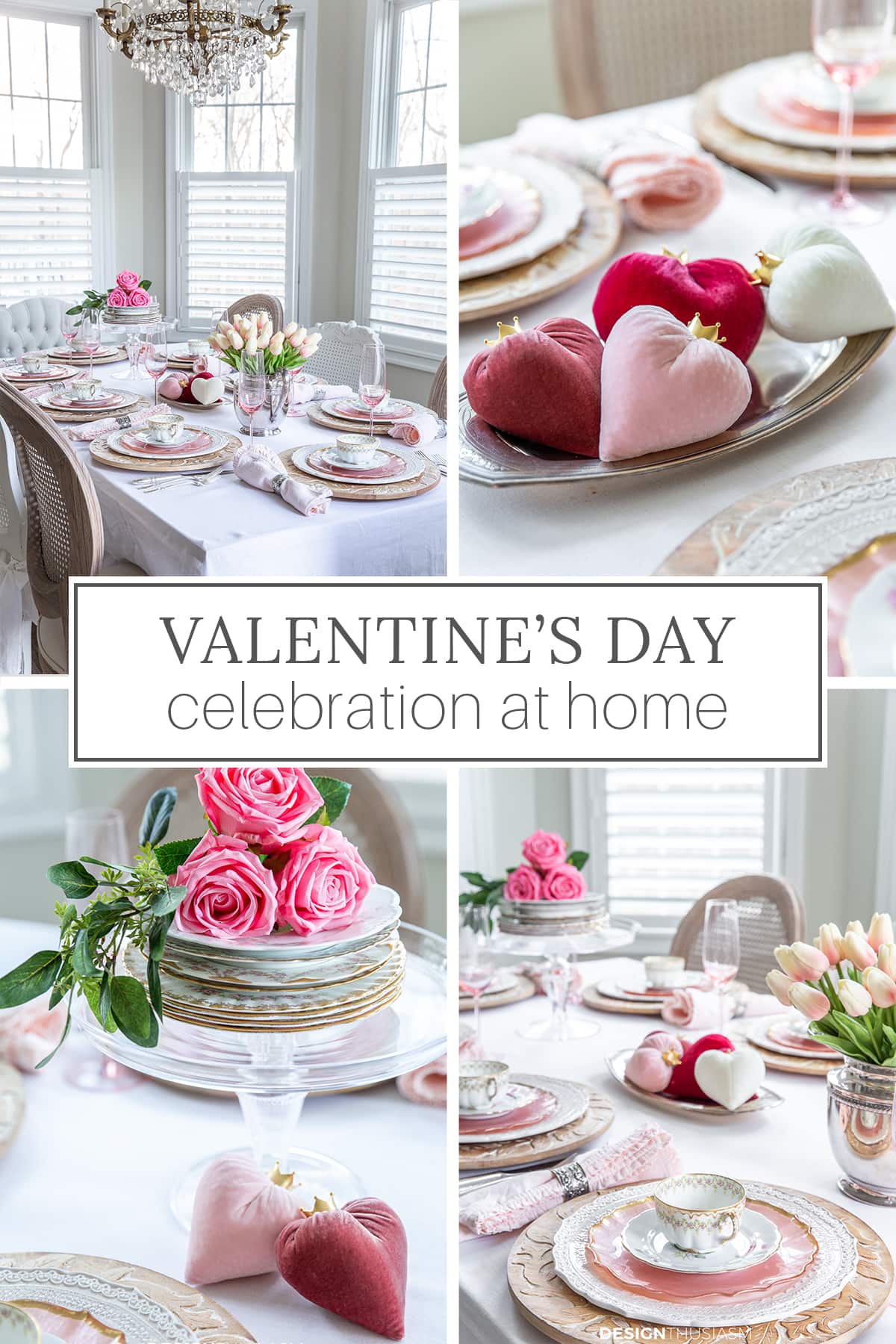 Valentines Day celebration at home