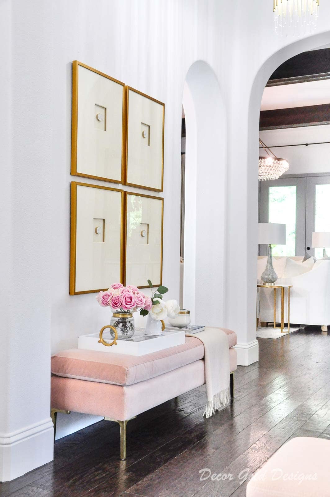 decor gold entry