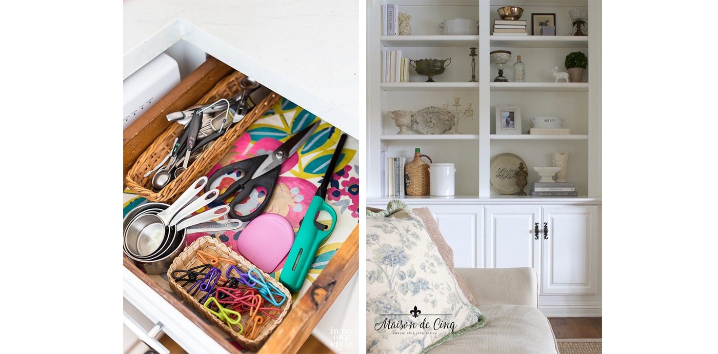 Organizing and decluttering