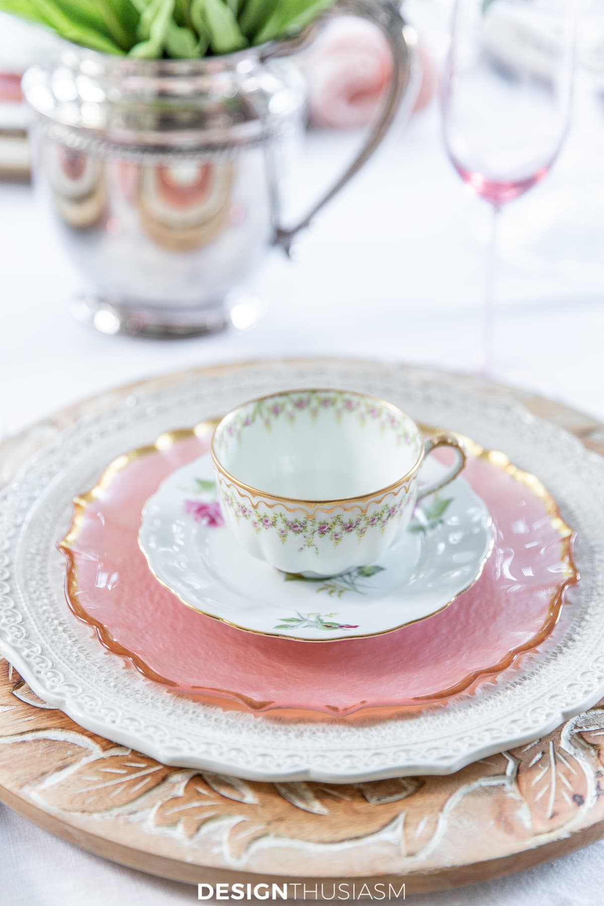 valentines day table setting