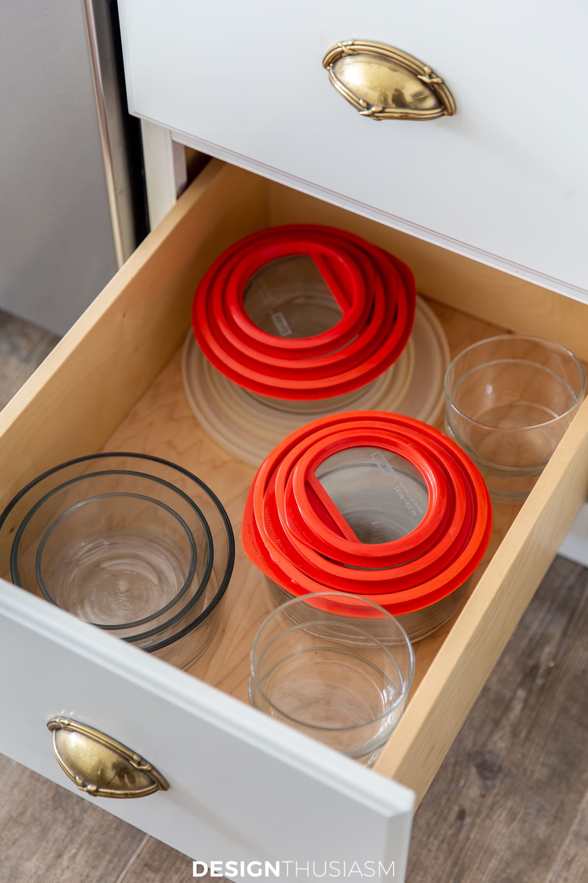 kitchen food container organization