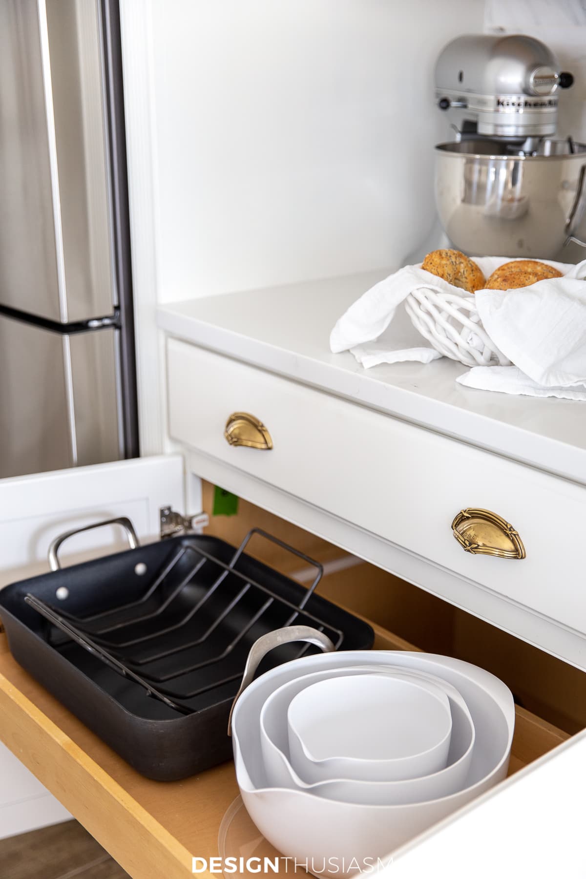 kitchen bakeware organization
