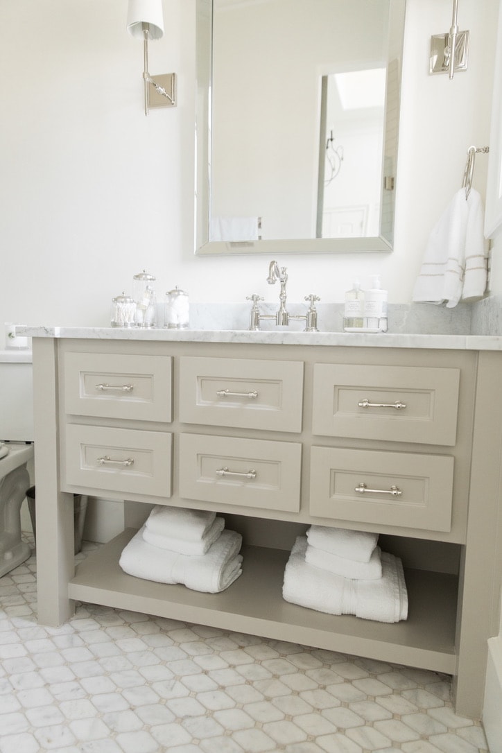 beautiful house tour guest bath