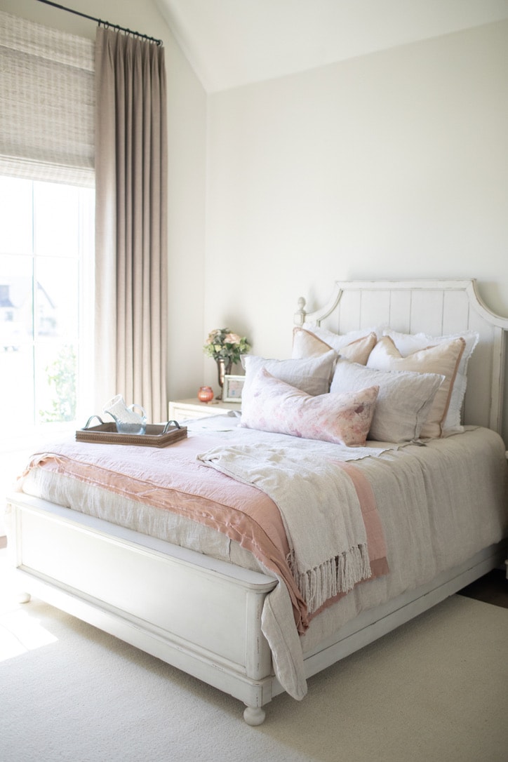 house tour pink bedroom