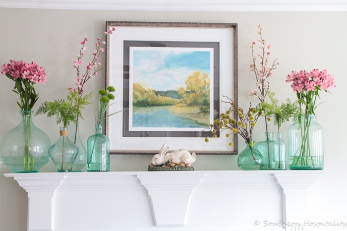 Spring Mantel