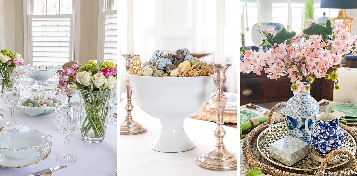 Easter tablescape hop 