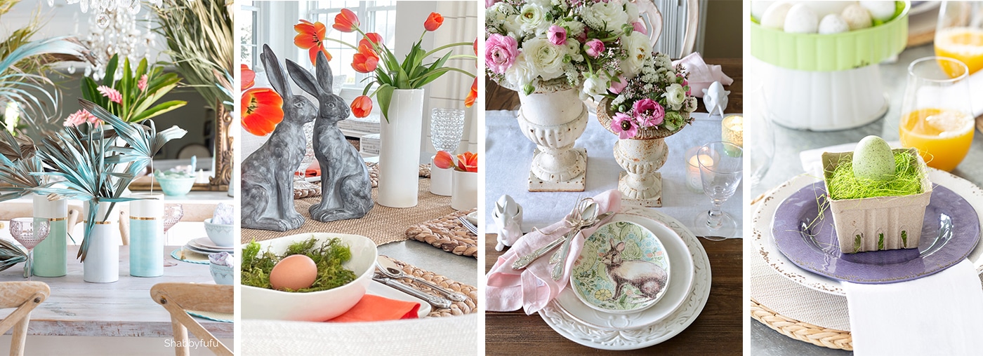 Easter tablescape hop