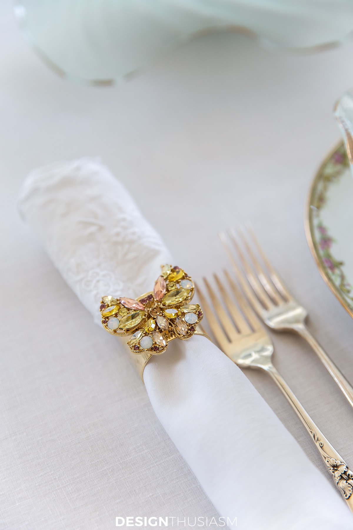 Easter table napkin rings