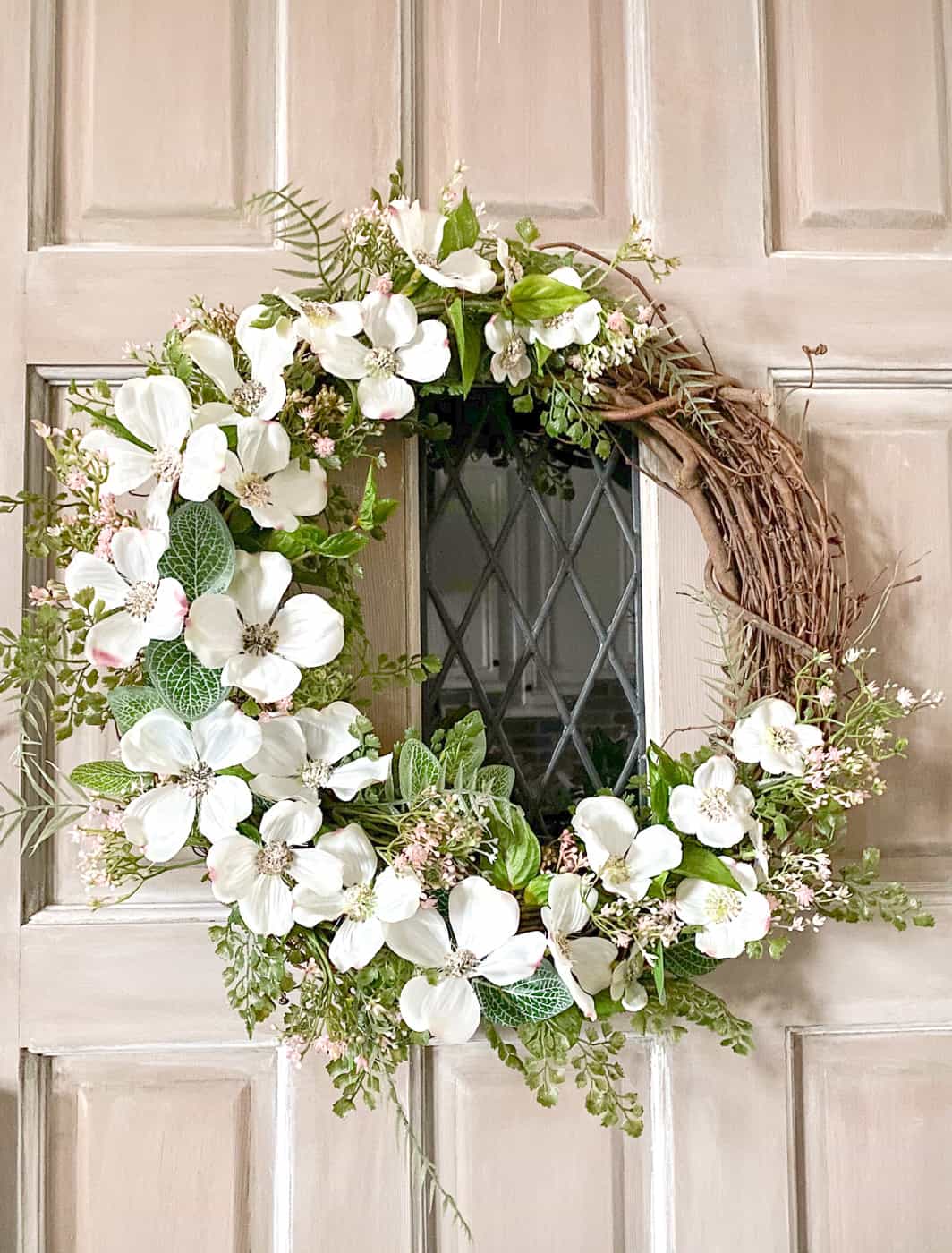 dogwood spring wreath DSH