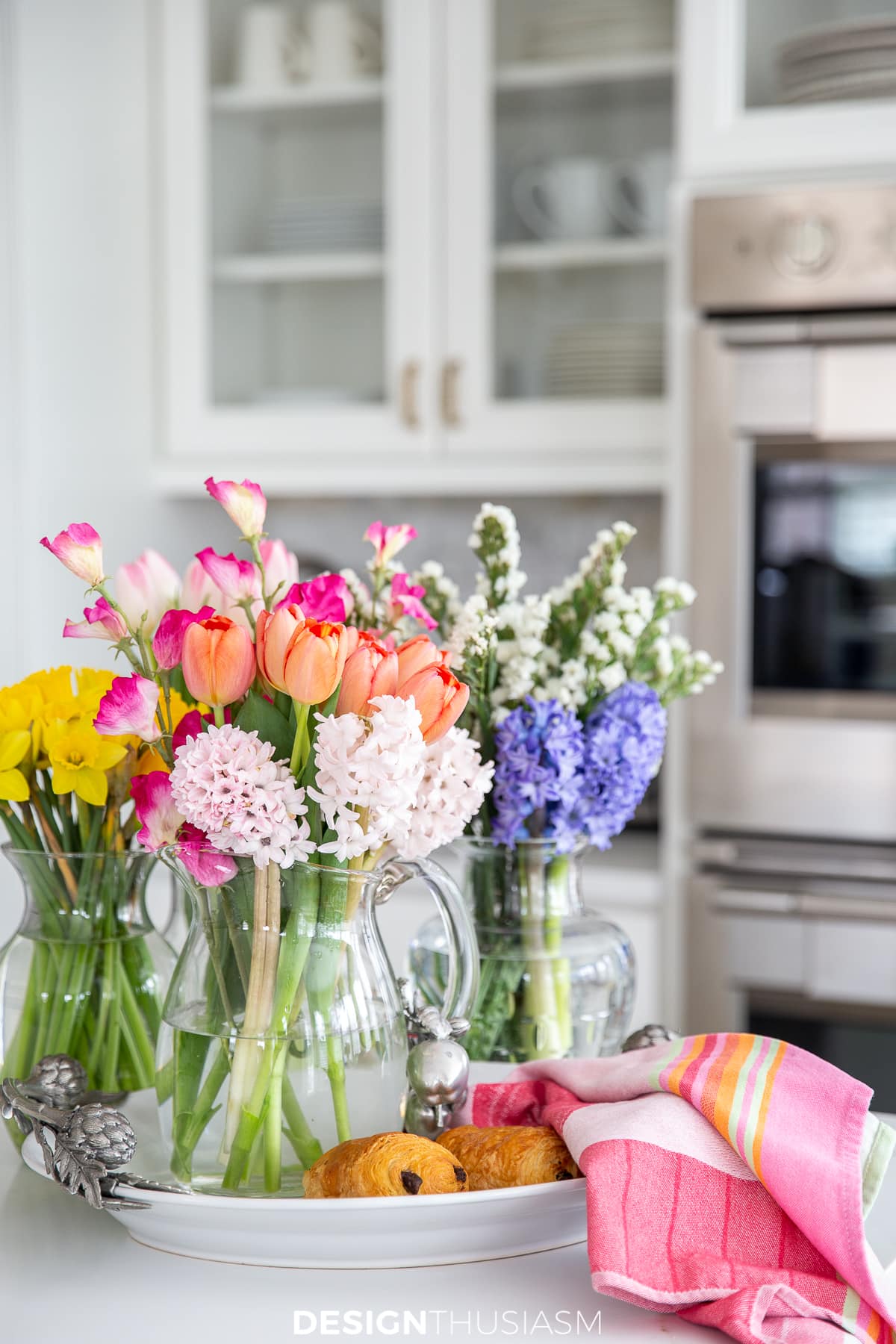 spring decor flowers