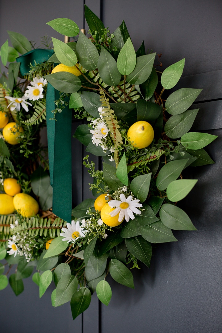 dollar store wreath