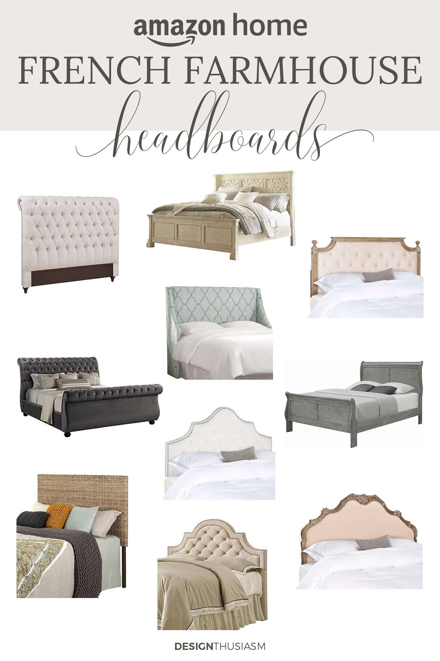 french farmhouse headboards