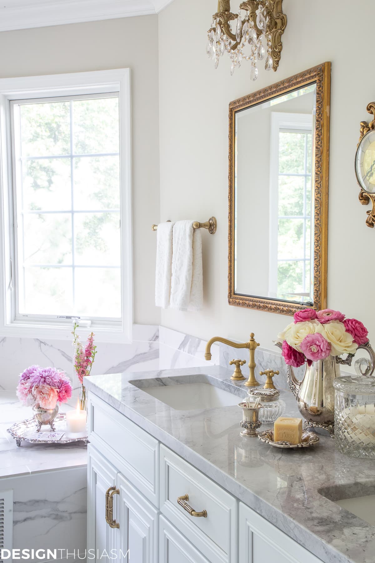 luxury living marble bathroom