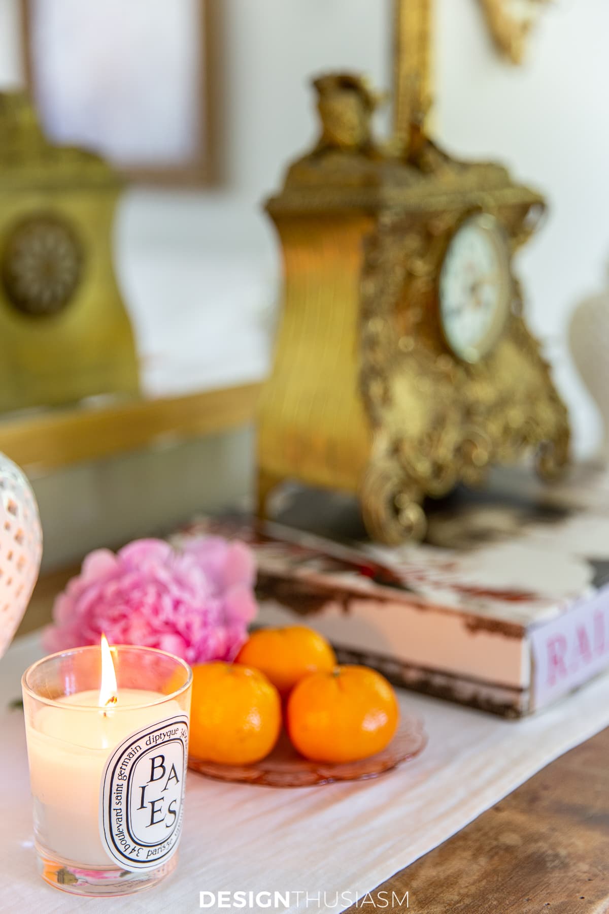 summer decorating with citrus