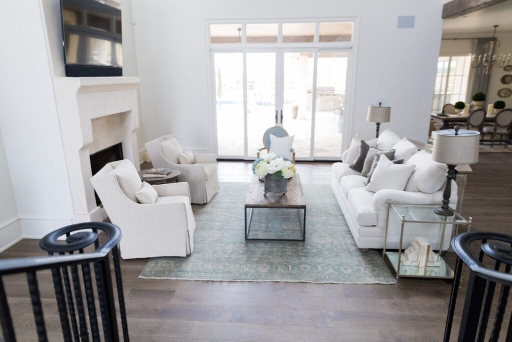 rustic chic house tour living room