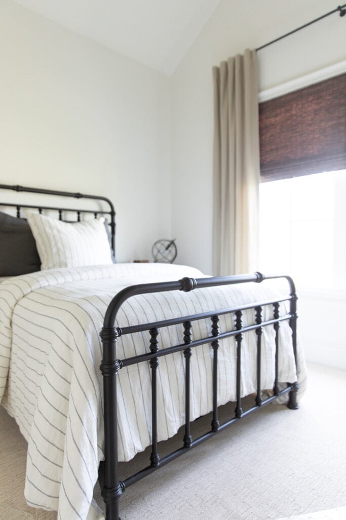 rustic chic house tour bedroom
