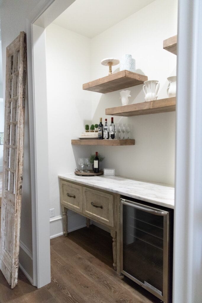 rustic chic house tour pantry