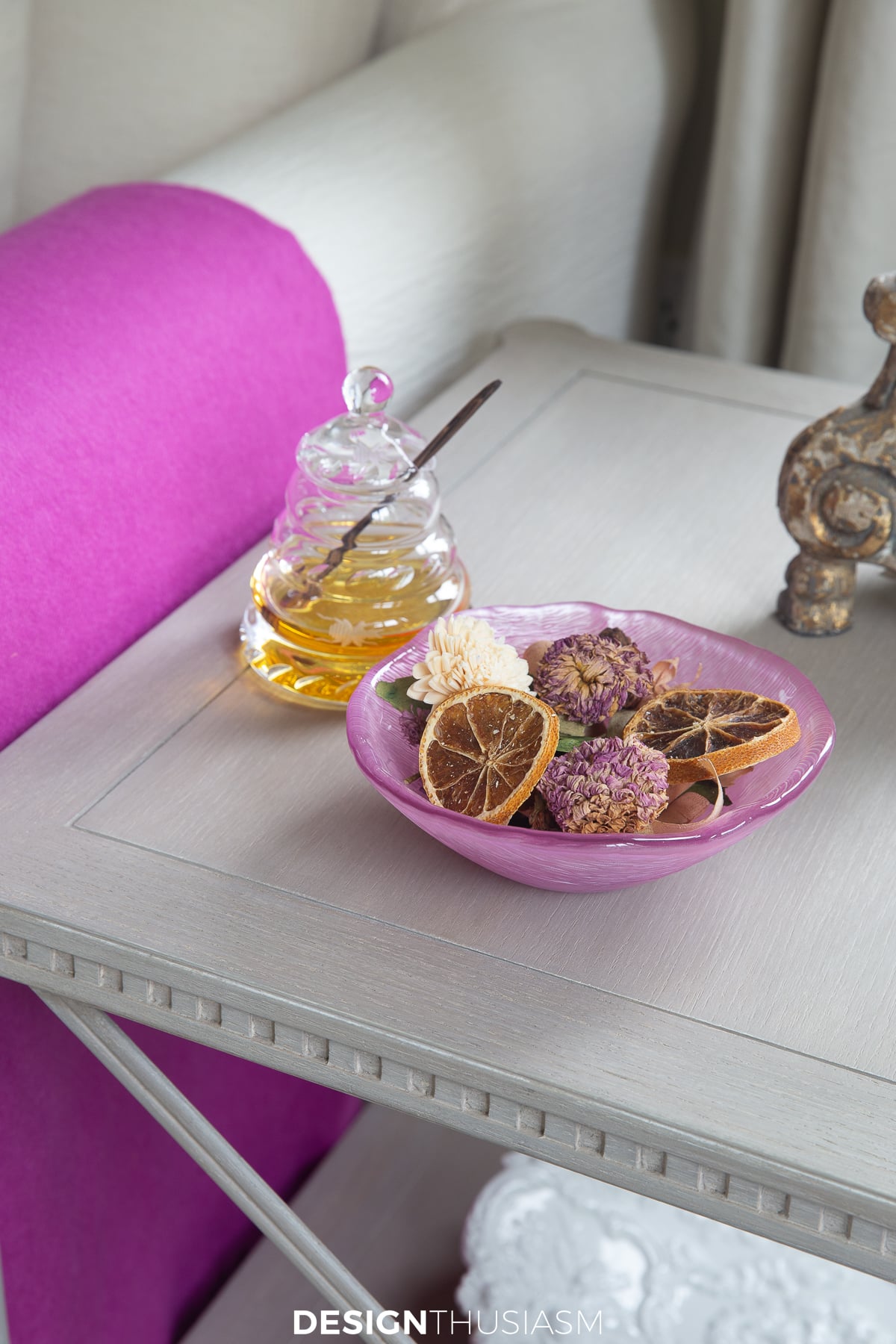 summer living room citrus potpourri